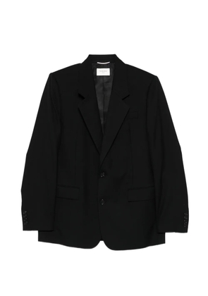 Saint Laurent peak-lapel single-breasted blazer - Black