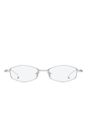 Maison Margiela x Gentle Monster geometric-frame glasses - Silver
