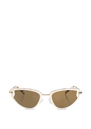 Tory Burch cat eye-frame sunglasses - Brown