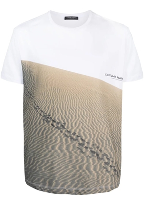 costume national contemporary graphic-print cotton T-shirt - White