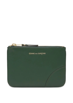 Comme Des Garçons Wallet logo-stamp wallet - Green
