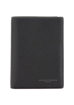 GIANNI CHIARINI leather passaport holder - Black