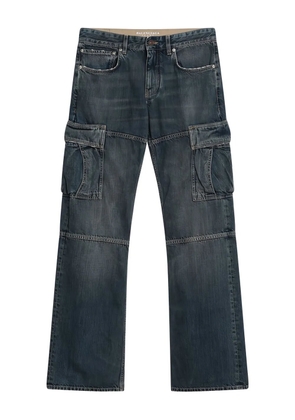 Balenciaga logo-patch jeans - Blue