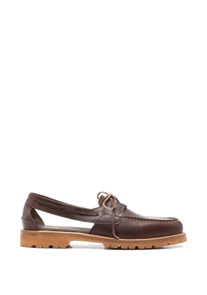 A Kind of Guise Barolo cut-out boat shoes - Brown