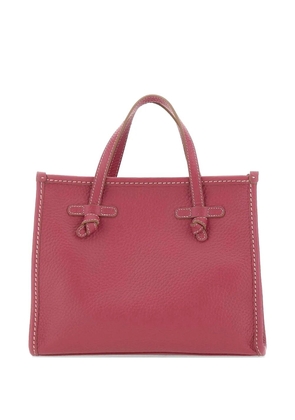 MARCELLA CLUB Miss Marcella grained-leather tote bag - Pink