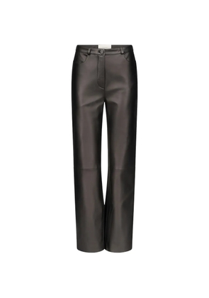 LouLou de Saison leather trousers - Black