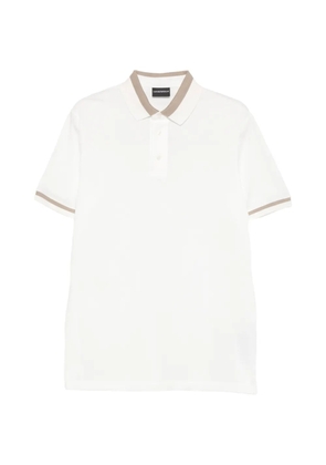 Emporio Armani short-sleeve polo shirt - White