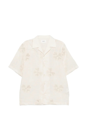 NN07 floral shirt - Neutrals