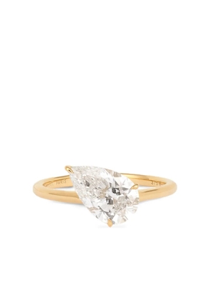 Persée 9K yellow gold Iris diamond ring