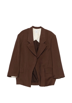 Alysi collared pocket jacket - Brown