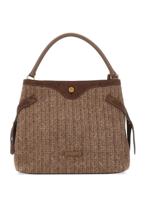 GIANNI CHIARINI Claudette woven shoulder bag - Brown