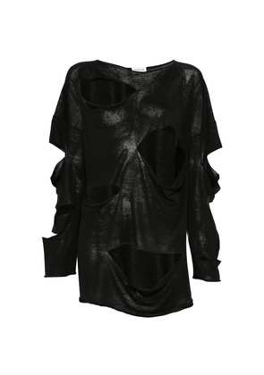 P.A.R.O.S.H. Babygirl cut-out sweater - Black