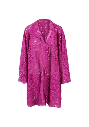Gianluca Capannolo floral lace coat - Pink