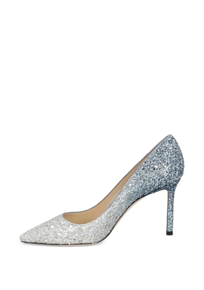 Jimmy Choo Pre-Owned Romy glitter pumps - Blue