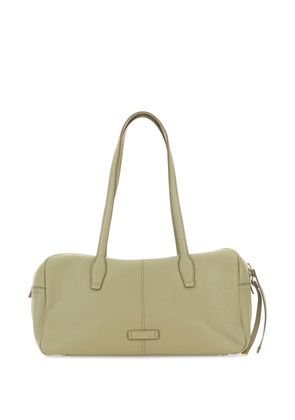GIANNI CHIARINI Aryna grained bowling leather shoulder bag - Green