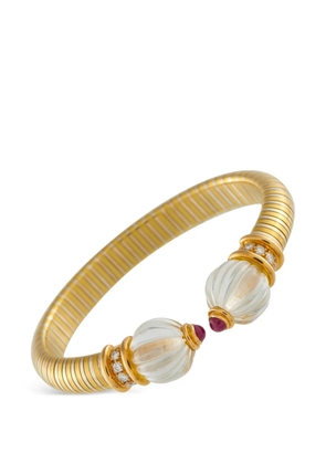 Boucheron Pre-Owned diamond and ruby bracelet - Gold