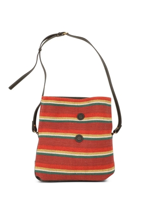 Altuzarra Duo striped-pattern shoulder bag - Red