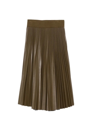 Simkhai pleated midi skirt - Green
