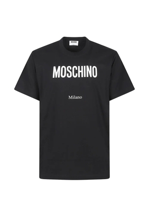 Moschino logo-print T-shirt - Black
