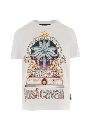 Just Cavalli short-sleeved printed T-shirt - White