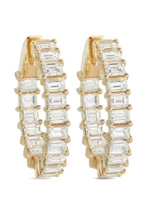 LB Exclusive diamond hoop earrings - Gold