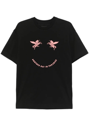 Givenchy unicorns-embroidered cotton T-shirt - Black