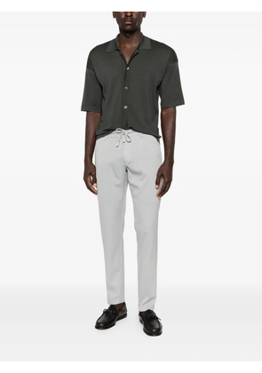 Eleventy drawstring-waist trousers - Grey