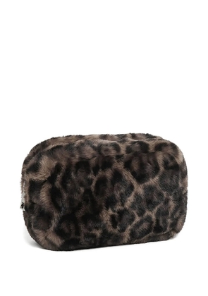 Apparis leopard zip pochette - Brown