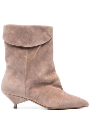 Gisel Moire 40mm Miriam boots - Neutrals