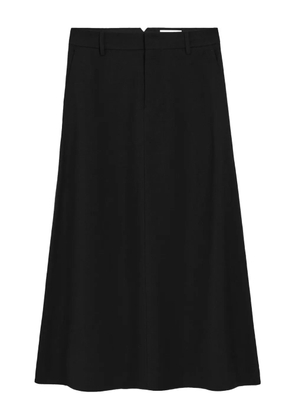 AMI Paris A-line midi skirt - Black