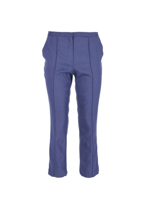 Diane Von Furstenberg Vintage pintucked trousers - Blue