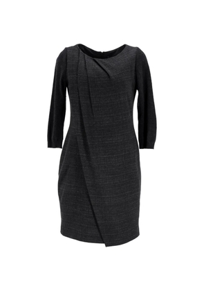 HUGO draped midi dress - Black