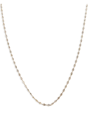 LB Exclusive diamond teardrop-line necklace - Gold