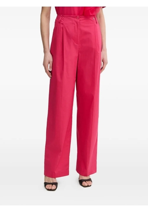 TWINSET pleated wide-leg trousers - Pink