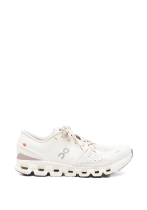 On Cloud X 4 perforated sneakers - Neutrals