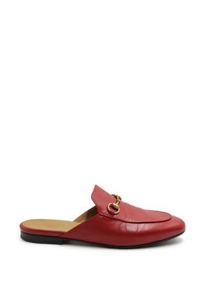 Gucci Pre-Owned horsebit leather mules - Red