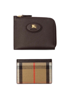 Burberry Bloomsbury zip wallet & cardcase​ - Brown
