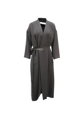 Vince belted midi wrap dress - Black