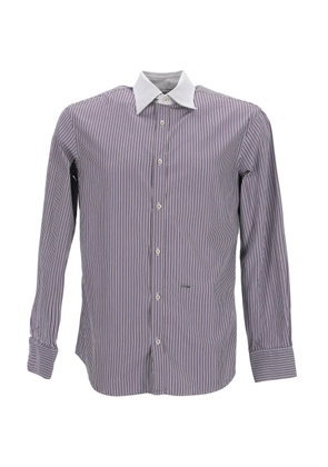 DSQUARED2 striped cotton shirt - White