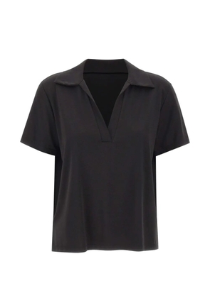 kaos V-neck short-sleeve T-shirt - Black