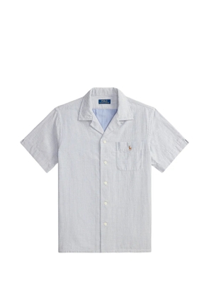 Polo Ralph Lauren pocket striped short-sleeve shirt - White