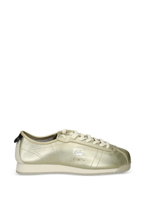 Lacoste Club-Low leather sneakers - Gold