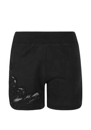 Ermanno Scervino lace appliqué shorts - Black