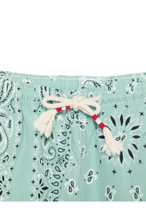 MC2 Saint Barth bandana drawstring swim shorts - Green