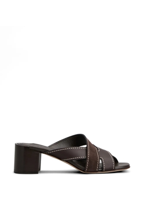 Tod's cross-strap sandals - Brown
