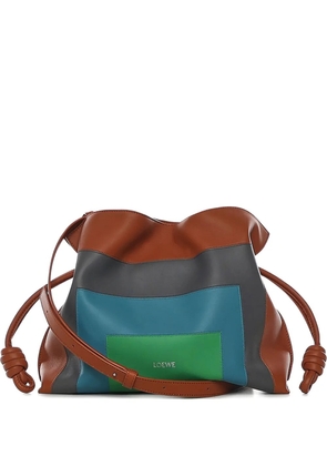 LOEWE medium Flamenco clutch bag - Brown