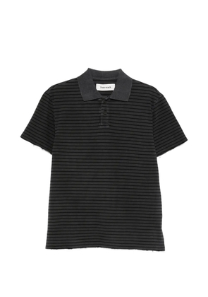 TONYWACK striped polo shirt - Grey