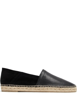 Castañer suede panel flat shoes - Black