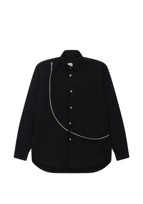 Comme Des Garçons Shirt zip-detail shirt - Black