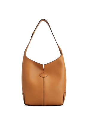 Tod's logo detail shoulder bag - Brown